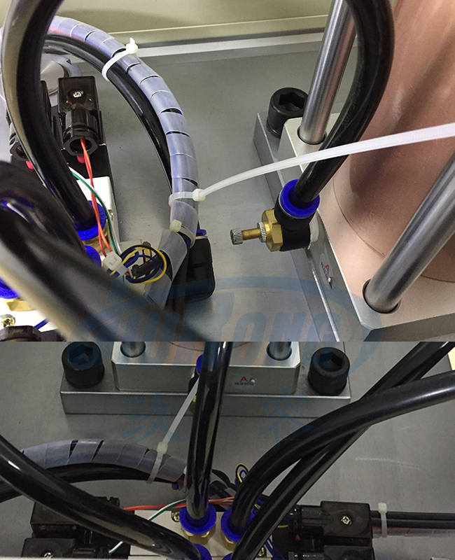 菠萝福利导航缸A口接三位五通电磁阀的A口