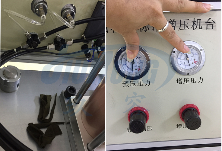 菠萝福利导航缸D口接两位五通电磁阀的B口